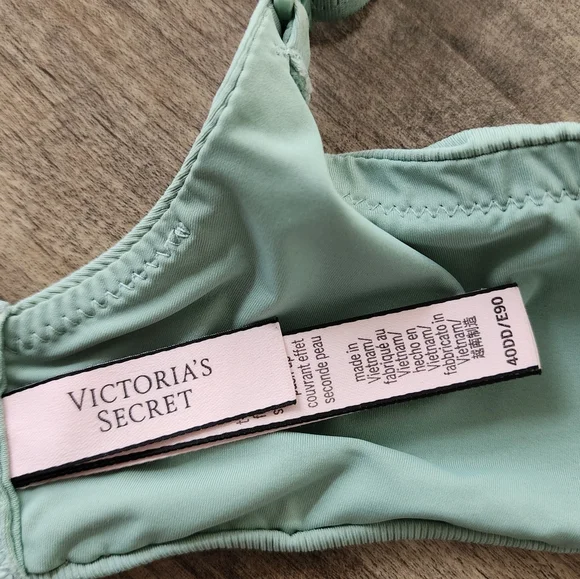 Victoria's Secret T-Shirt Push Up Full Coverage Green 40DD Bra - Picture 12 of 14
